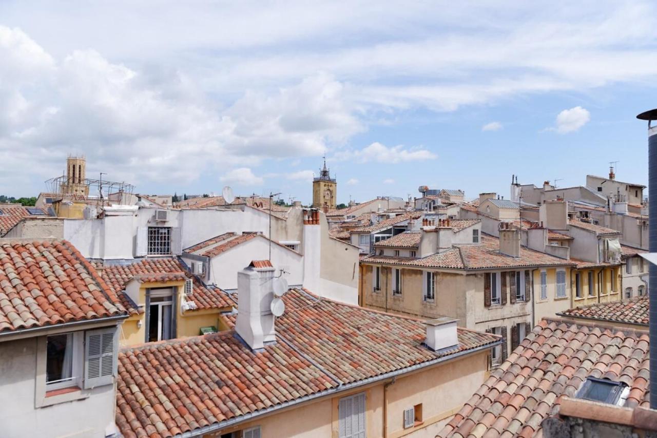 Air-Conditioned Duplex Apartment With Furnished Terrace In The City Center Aix-en-Provence Exterior foto